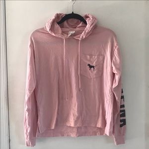 Ladies Pink Hoodie